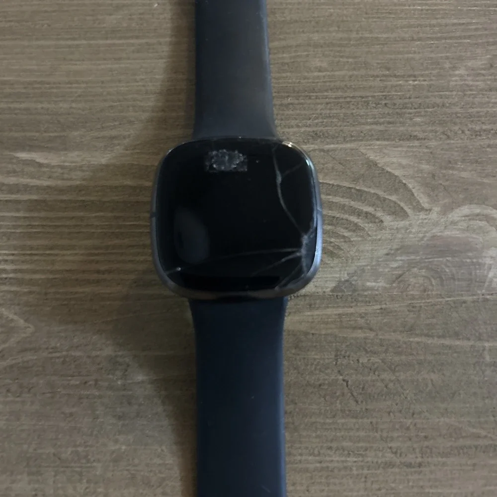 Fitbit Sense FB512 GPS Health Smartwatch Heart Rate SpO2 ECG Fitness Watch- Read